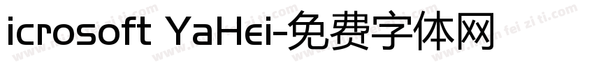 icrosoft YaHei字体转换